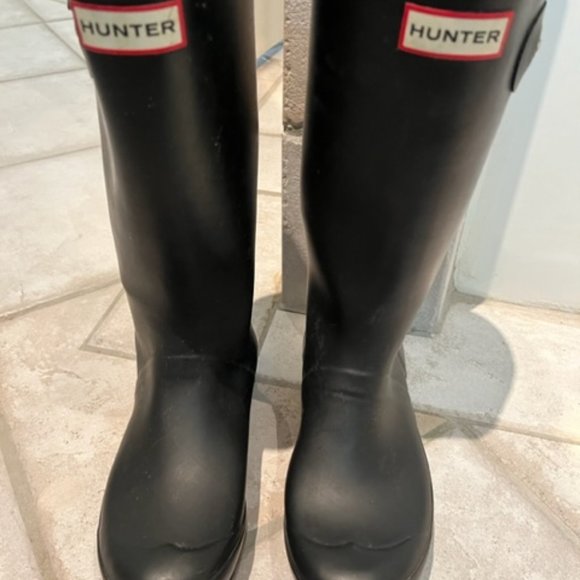 Hunter Classic Rain Boot - Navy Blue (Little Kid/Big Kid) - Picture 1 of 7